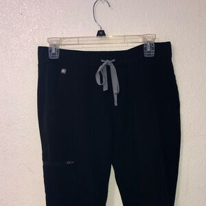 Figs women Black bottoms Gray Drawstring